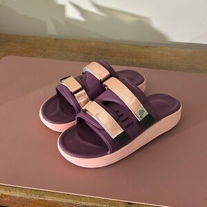 Suicoke Urich Sandals Slides 7 Purple Pink